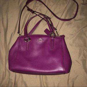 Purple COACH PURSE